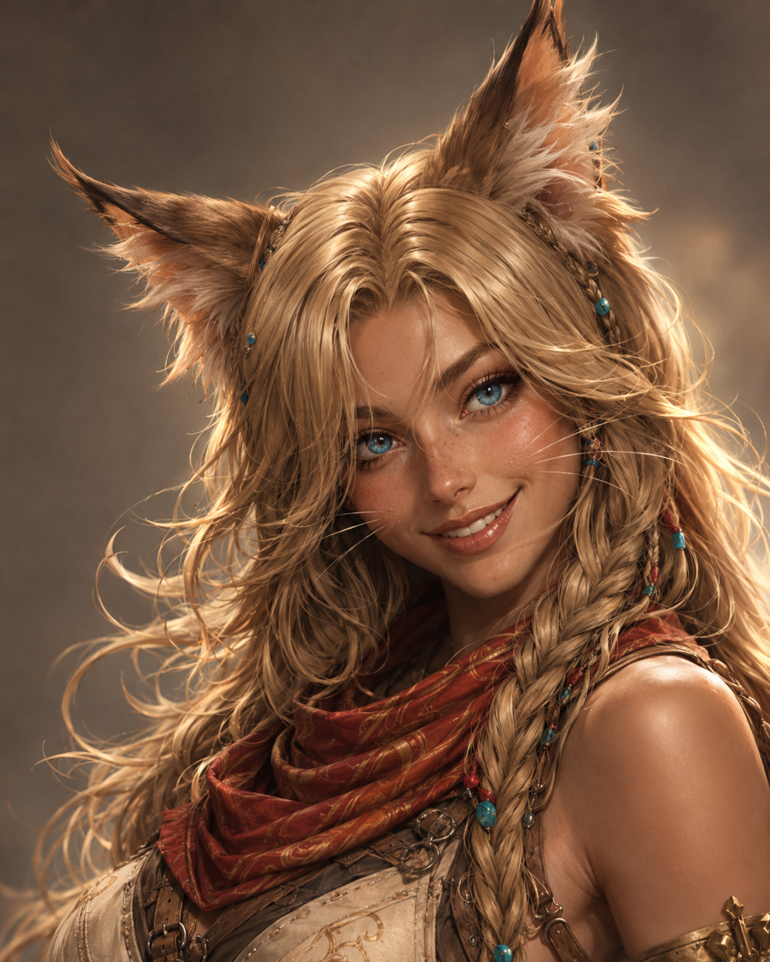 Portrait de Lia souriante